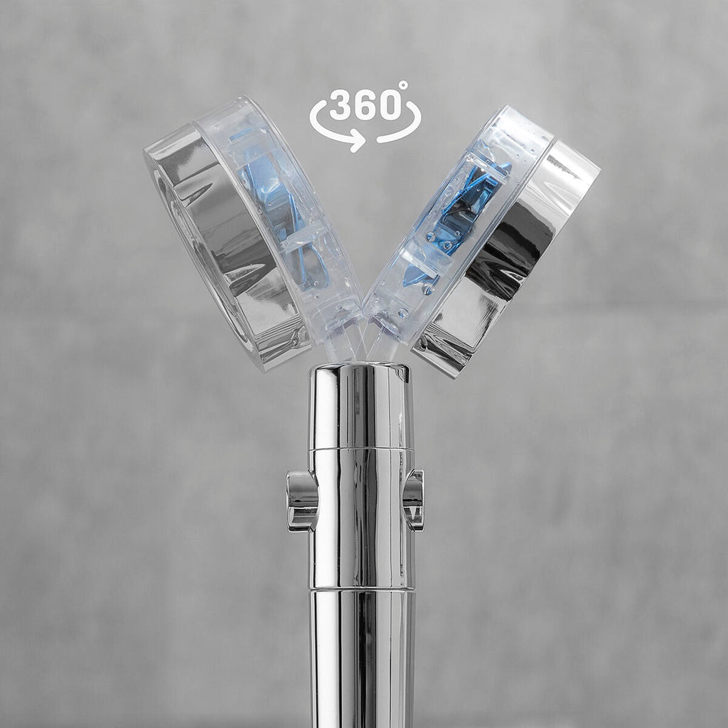 Öko-Dusche Heliwer mit Druckpropeller und Reinigungsfilter