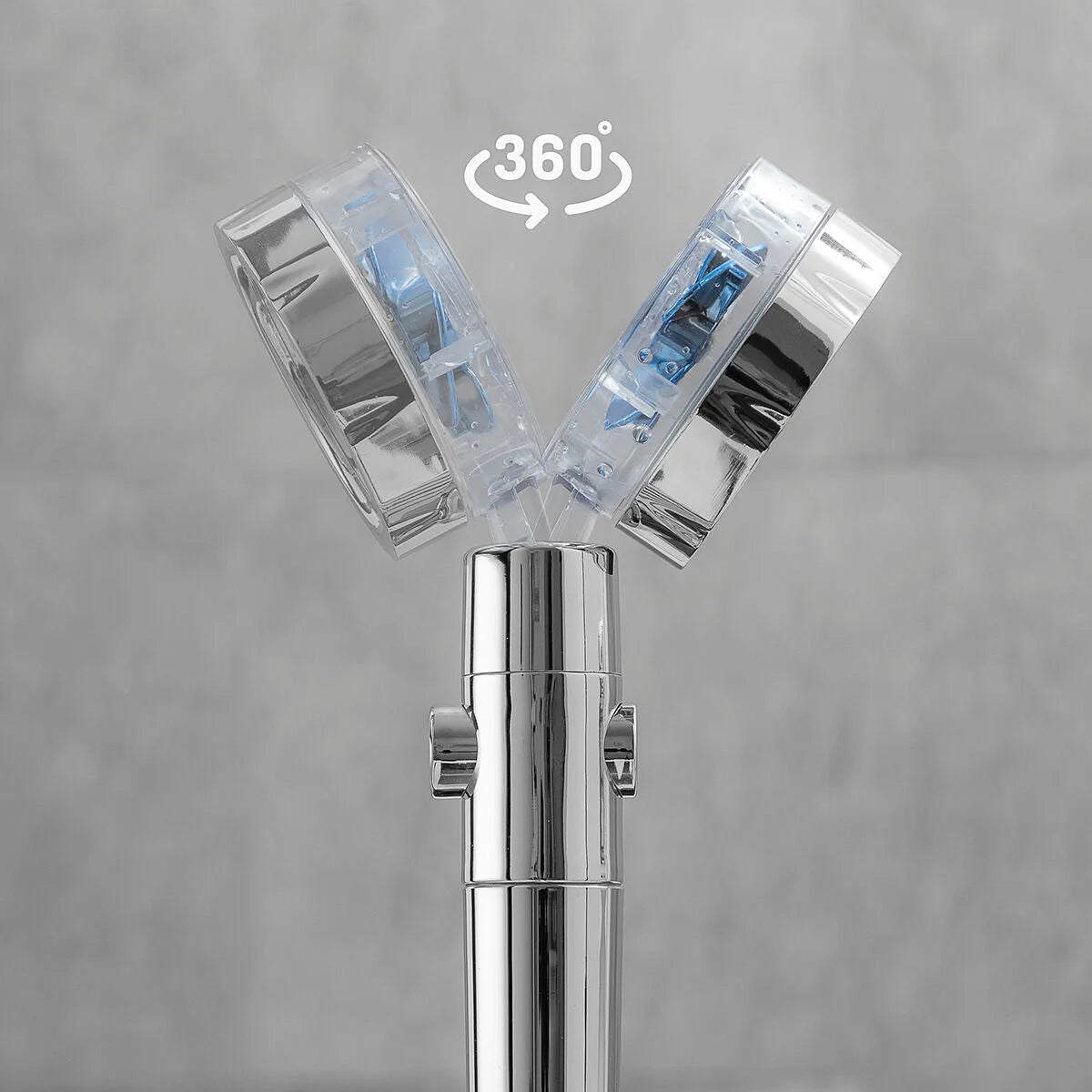 Öko-Dusche mit Druckpropeller und Reinigungsfilter Heliwer – Produktansicht 5