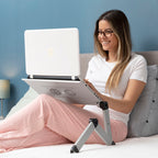 Omnible Einstellbarer Laptop-Tisch Innovagoods