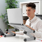 Omnible Einstellbarer Laptop-Tisch Innovagoods