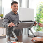 Omnible Einstellbarer Laptop-Tisch Innovagoods