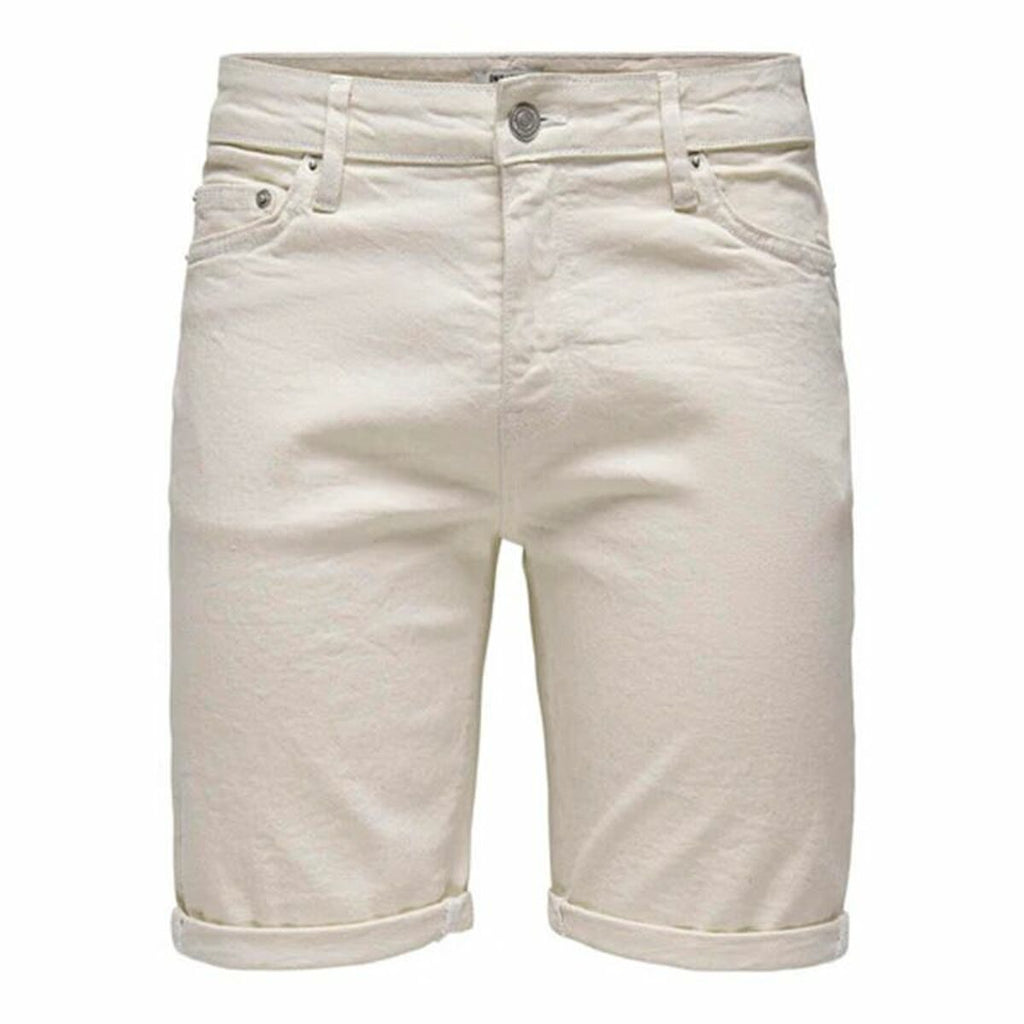 Only & Sons Herren Shorts – Beigefarben Stylisch Und Komfortabel