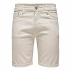 Only & Sons Herren Shorts – Beigefarben Stylisch Und Komfortabel