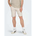 Only & Sons Herren Shorts – Beigefarben Stylisch Und Komfortabel