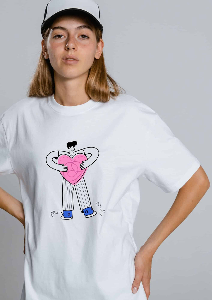 Oversize-T-Shirt „You are so lucky to have me“