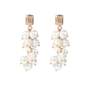 Festive Pearls Ohrringe – Roségold und Silber