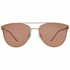 Pepe Jeans graue Herrensonnenbrille mit goldfarbenem Rahmen und pinken Linsen