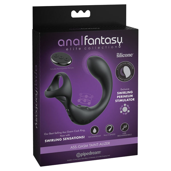 Pipedream Anal Fantasy Elite Schwarz – Aufladbarer Anal-Vibrator - Erotik Shop