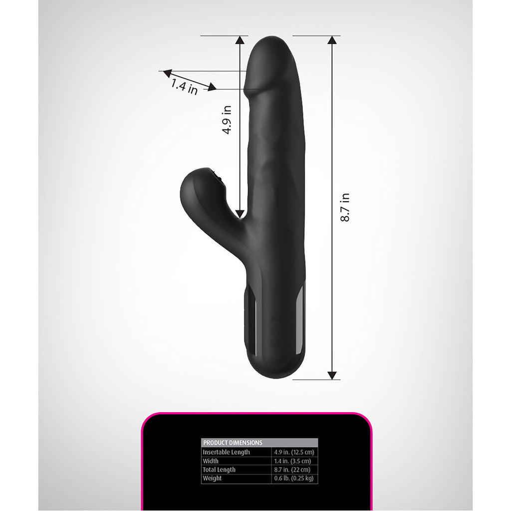 Pipedream Anal-Vibrator Schwarz 3 Geschwindigkeiten IPX6 - Erotik Shop