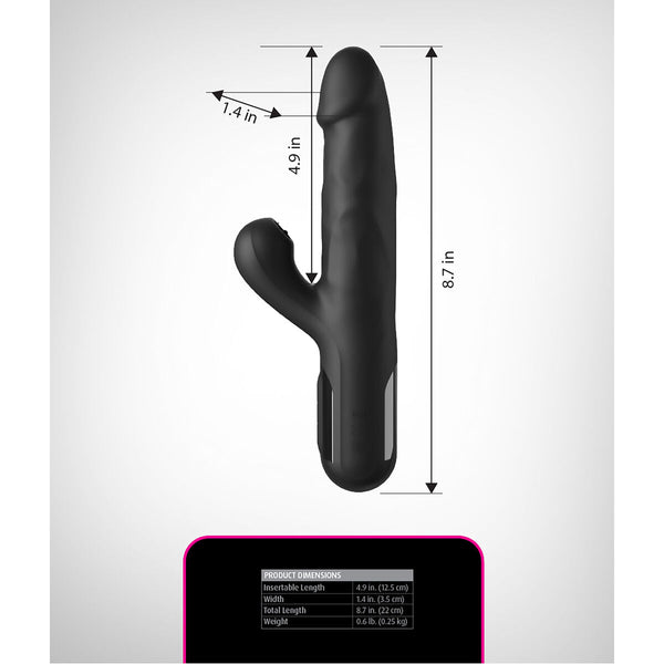 Pipedream Anal-Vibrator Schwarz 3 Geschwindigkeiten IPX6 - Erotik Shop