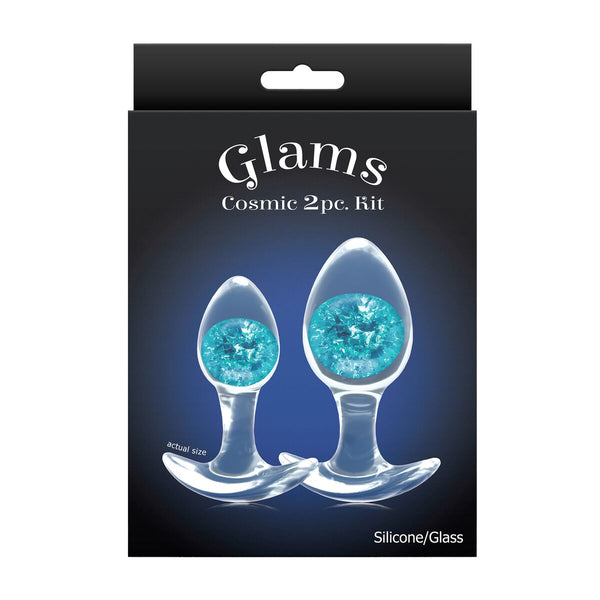 Plug Anal NS Novelties Glams Blau 2 Stücke 7 cm 8 - Erotik Shop
