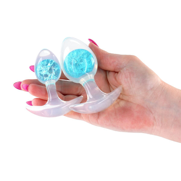 Plug Anal NS Novelties Glams Blau 2 Stücke 7 cm 8 - Erotik Shop