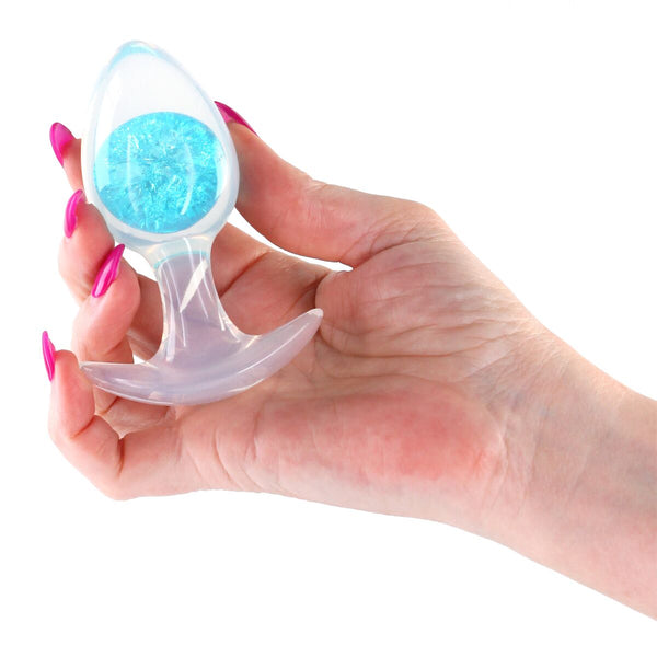 Plug Anal NS Novelties Glams Blau 8 cm jetzt reduziert - Erotik Shop