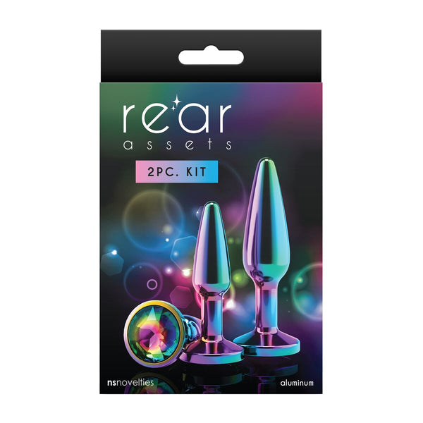 Plug Anal NS Novelties Rear Assets Bunt 2 Stücke kaufen - Erotik Shop