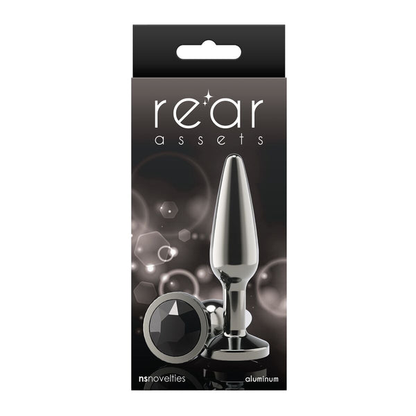 Plug Anal NS Novelties Rear Assets Schwarz 8,8 cm - Erotik Shop