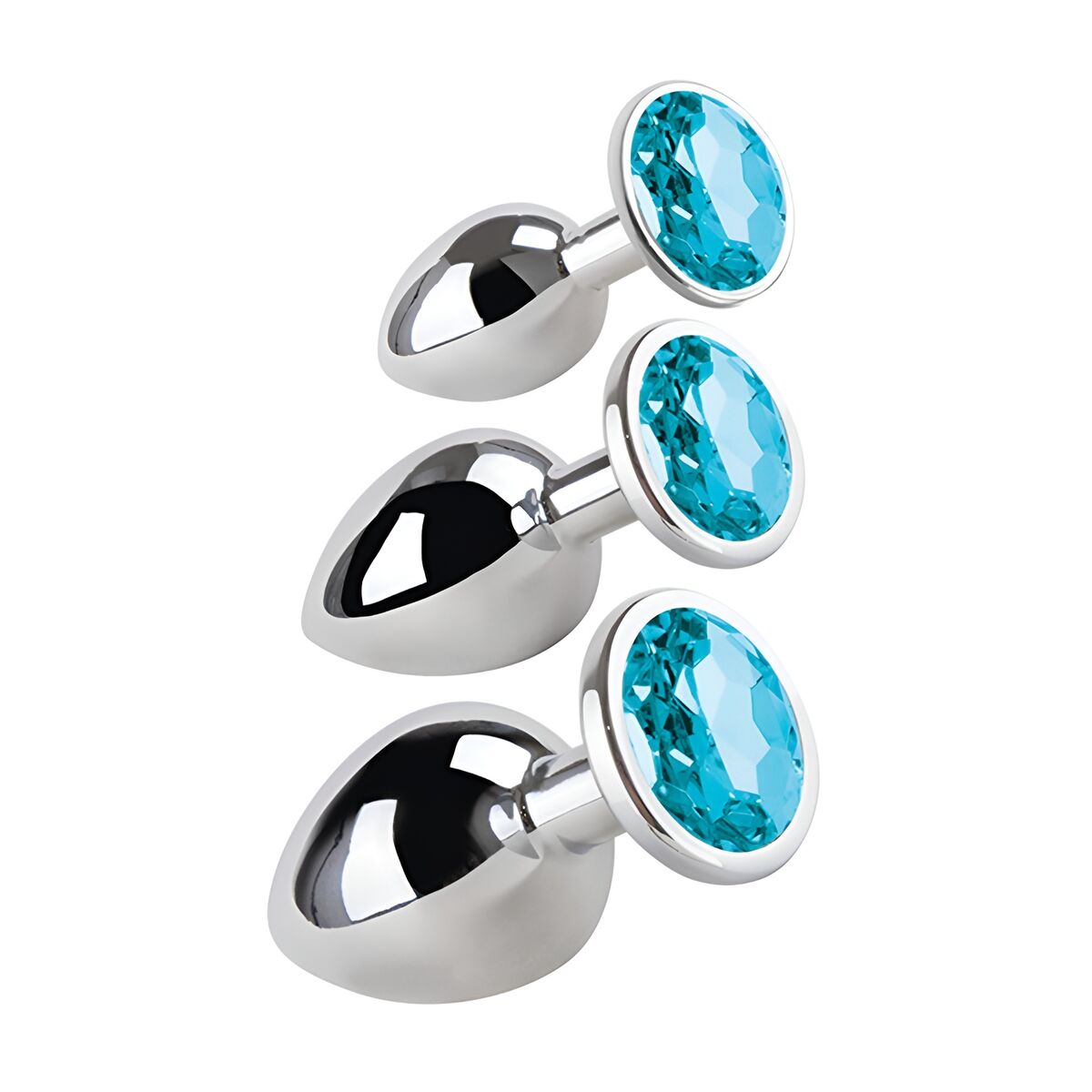 Plug Anal S Pleasures Blau Silberfarben