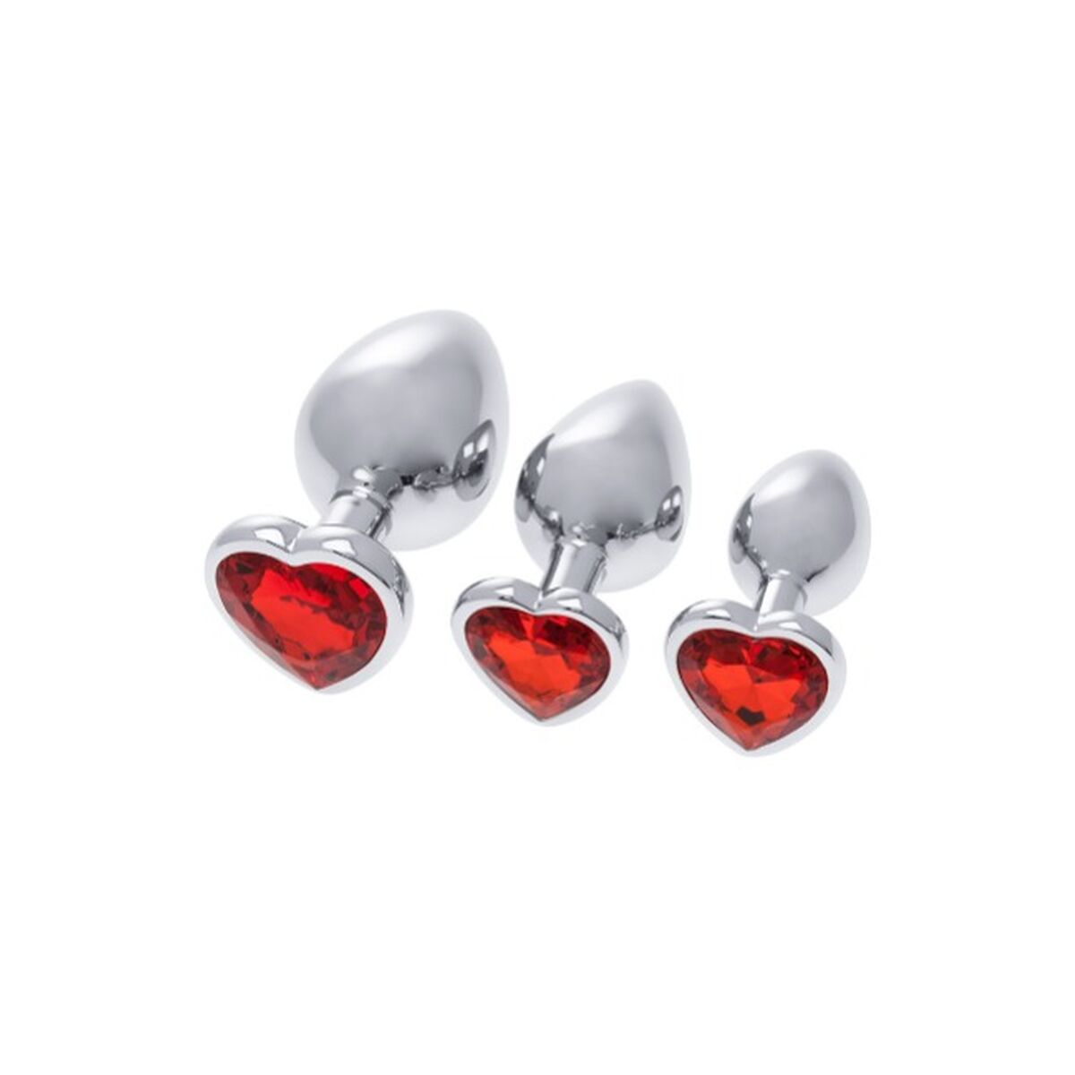 Plug Anal S Pleasures Rot Silberfarben