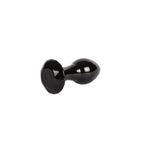 Plug Anal S Pleasures Schwarz - Eleganter Analplug 7 cm