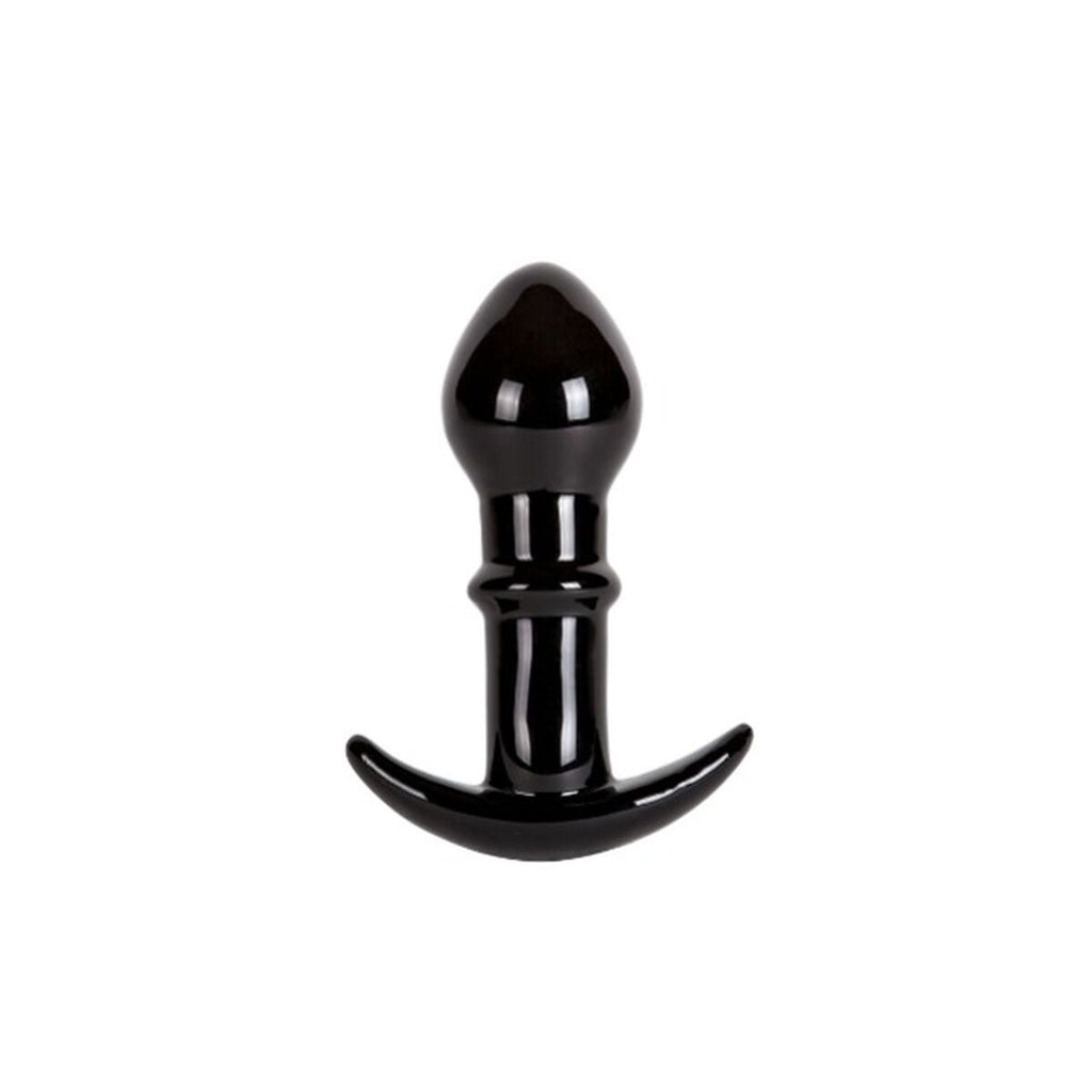 Plug Anal S Pleasures Schwarz – Eleganter Analplug aus Glas