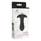 Plug Anal S Pleasures Swirl Schwarz Silberfarben Online