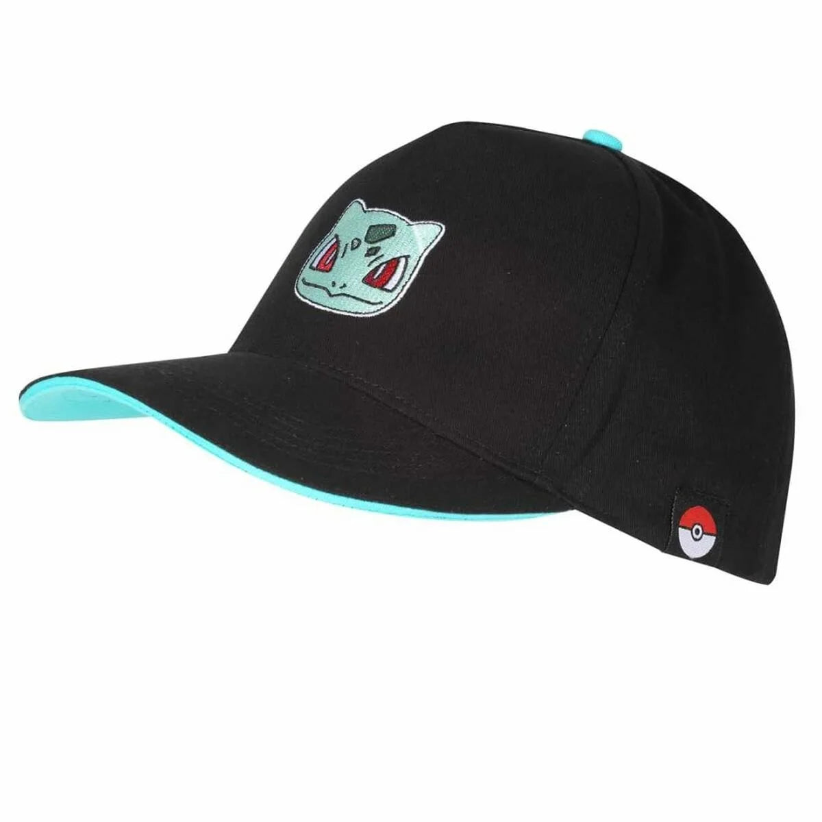 Pokémon Bulbasaur Badge Cap – Schwarz, 58 cm – ausgewählte Produktansicht