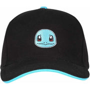 Pokémon Squirtle Badge Cap – Schwarz, 58 cm
