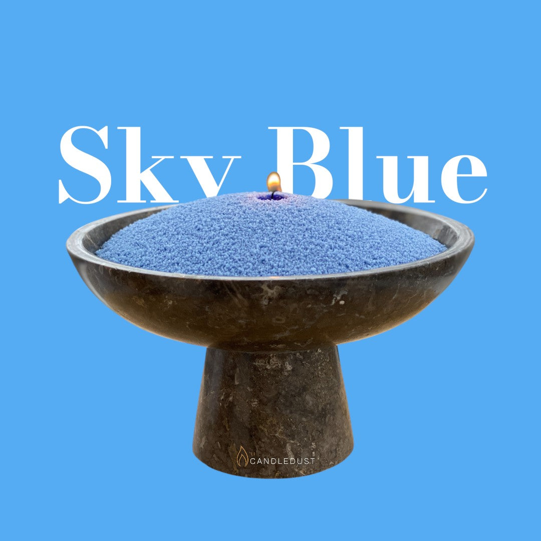 Pulverkerzen-Nachfüllset – Duftfrei Sky Blau, 330 g – Produktansicht 2
