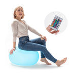 Pulight Aufblasbarer Hocker mit RGB LED Beleuchtung