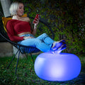 Pulight Aufblasbarer Hocker mit RGB LED Beleuchtung