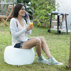 Pulight Aufblasbarer Hocker mit RGB LED Beleuchtung