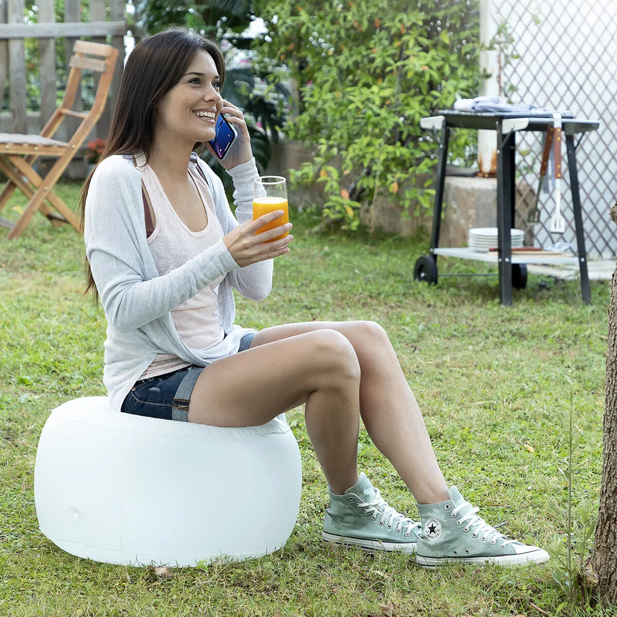 Pulight aufblasbarer LED-Hocker mit Fernbedienung – Produktansicht 3
