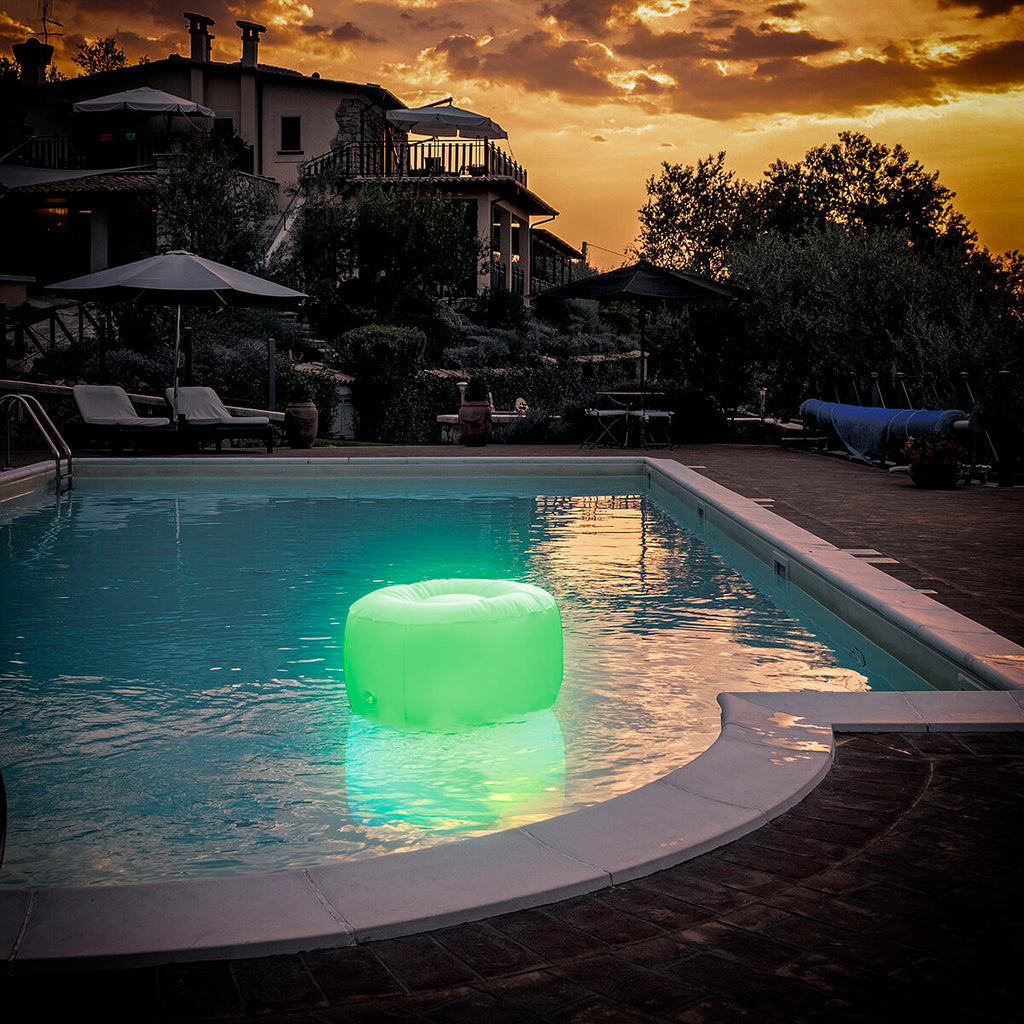 Pulight Aufblasbarer Hocker mit RGB LED Beleuchtung
