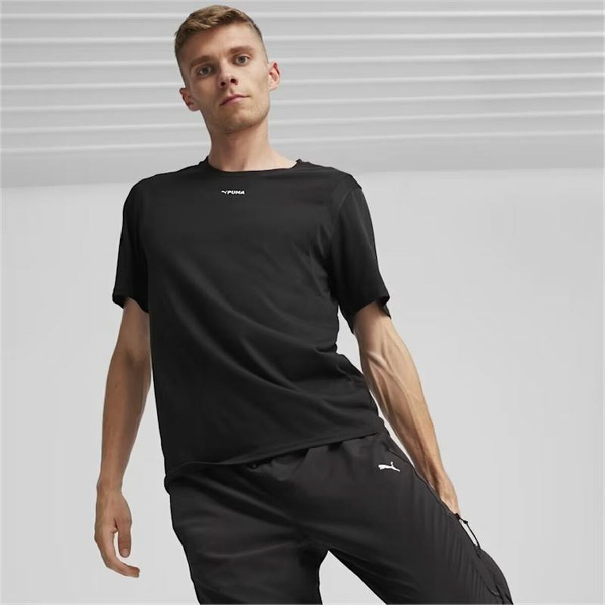 Puma Fit Triblend Schwarz Herren T Shirt