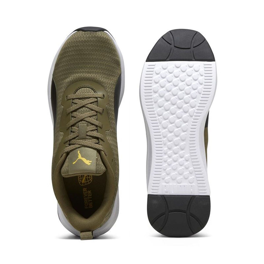 Puma Flyer Lite Olive Laufschuhe für Erwachsene - Sport & Freizeit