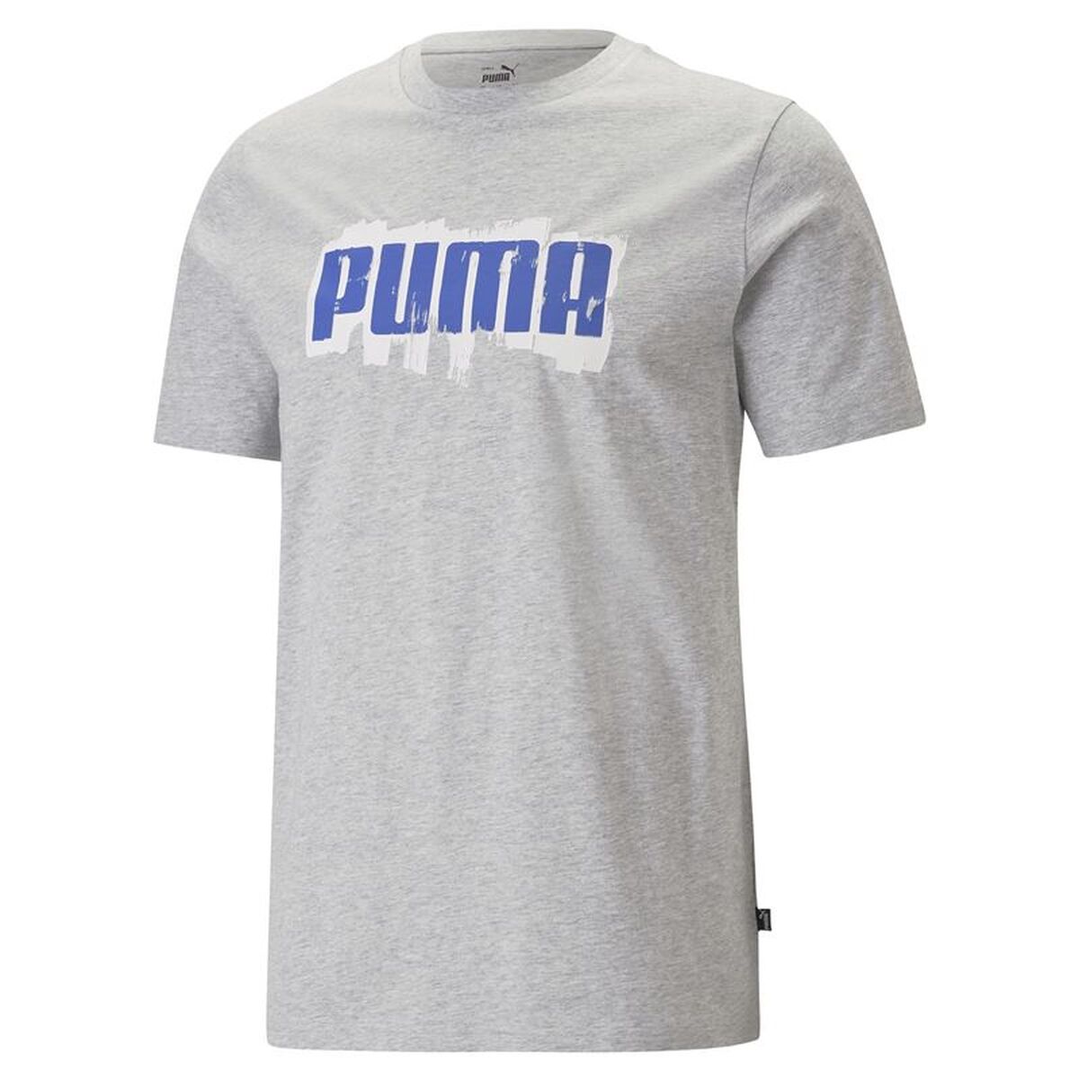 Puma Graphics Wordin Hellgrau Herren TShirt - Mode & Accessoires