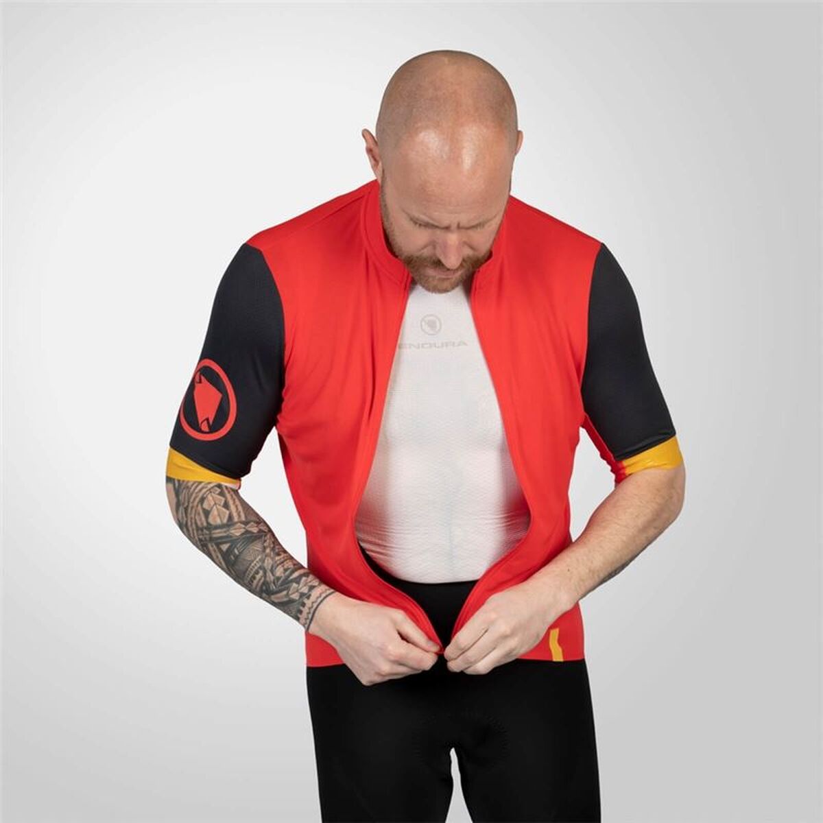 Radtrikot Endura Fs260 Rot für Radsport Fans - Sport & Freizeit