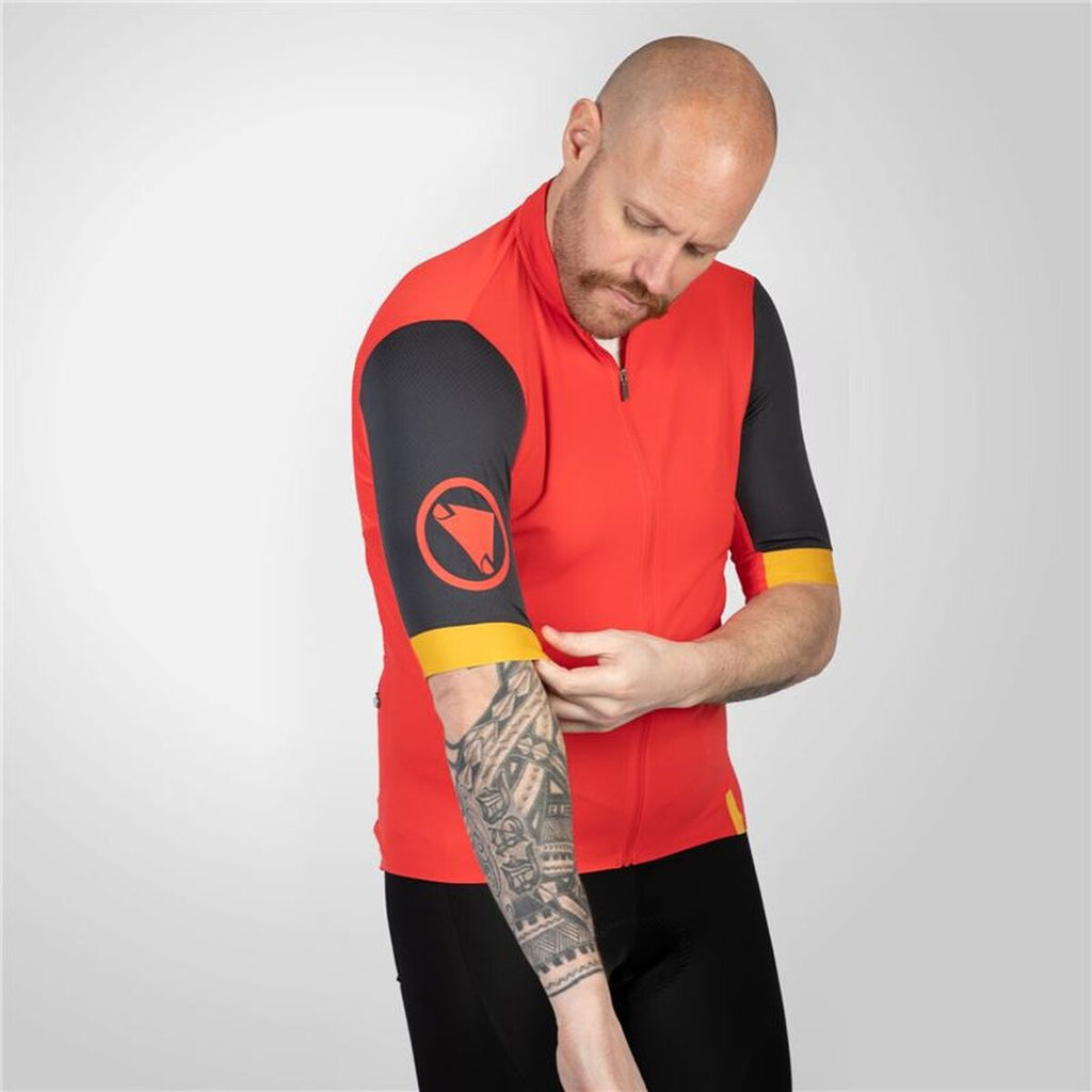 Radtrikot Endura Fs260 Rot für Radsport Fans - Sport & Freizeit