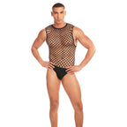 Rainbow Party Set Schwarz S/M aus Nylon-Spandex - Erotik Shop