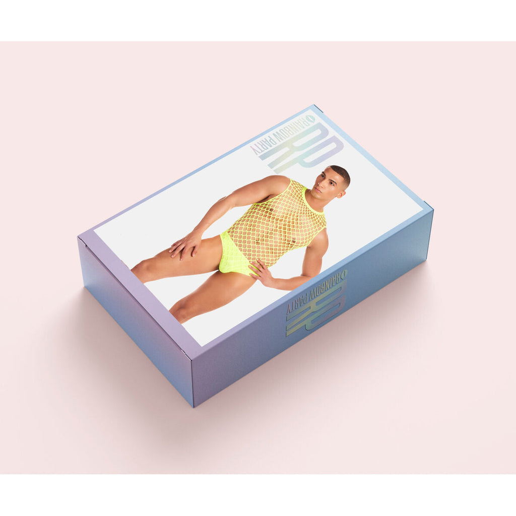 Rainbow Party Unterwäsche-Set Gelb S/M – erotisch bequem - Erotik Shop