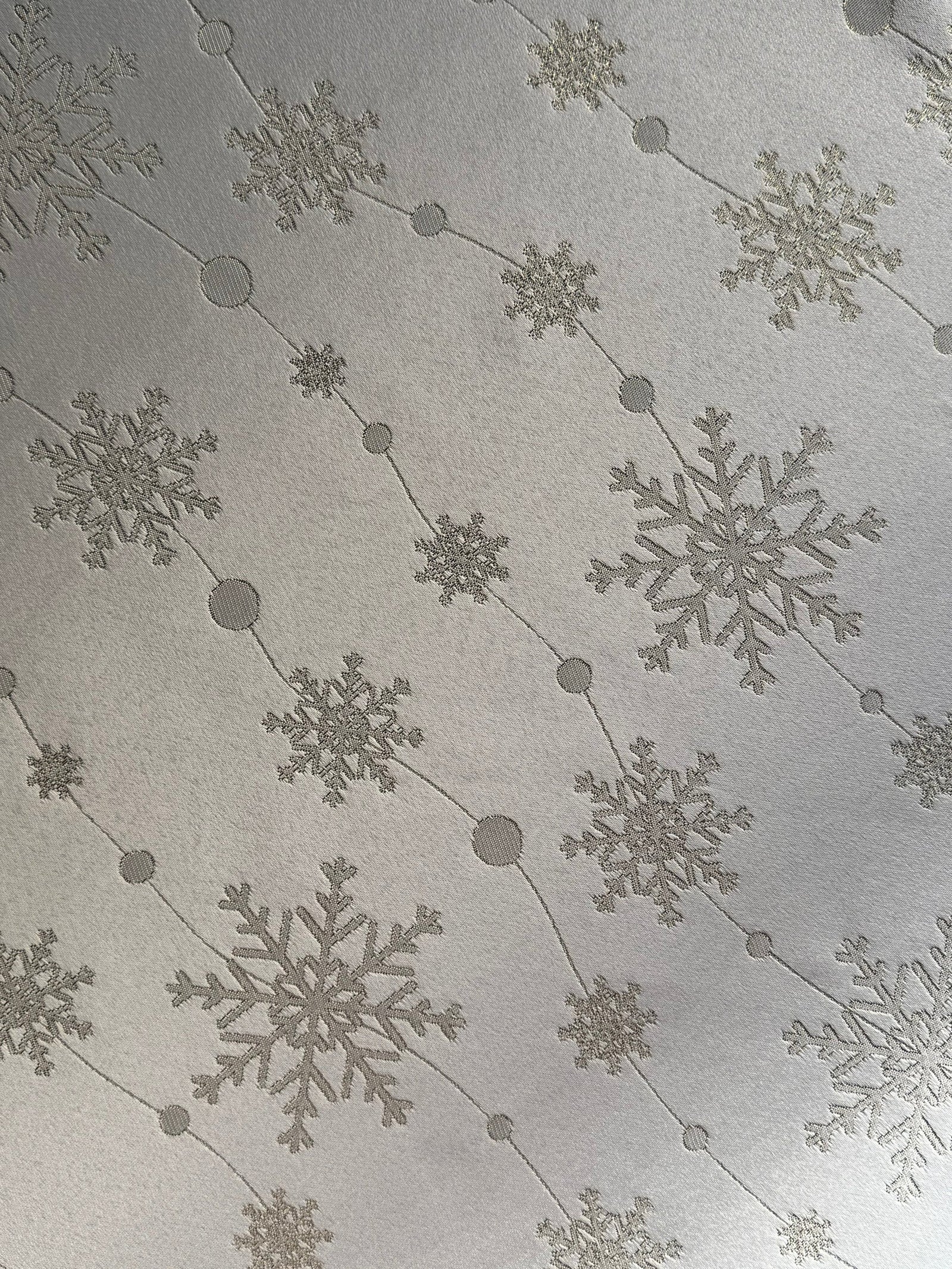 Rechteckige Tischdecke – Golden Snowfall – Produktansicht 2