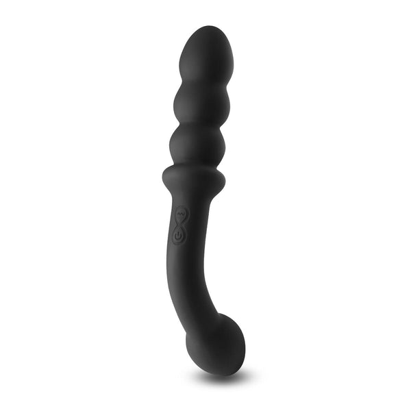 RENEGADE DUEL Dildo - Schwarz Silikon aufladbar - Erotik Shop