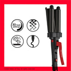 Revlon Keramik Bürste Rot Schwarz mit 2,5 m Kabel - Neuheiten