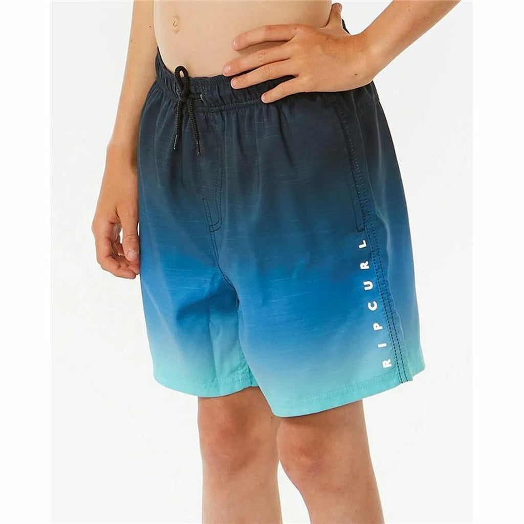 Rip Curl Badehose Fade Volley Blau für Jungen - Sport & Freizeit