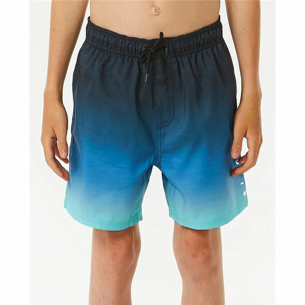 Rip Curl Badehose Fade Volley Blau für Jungen - Sport & Freizeit