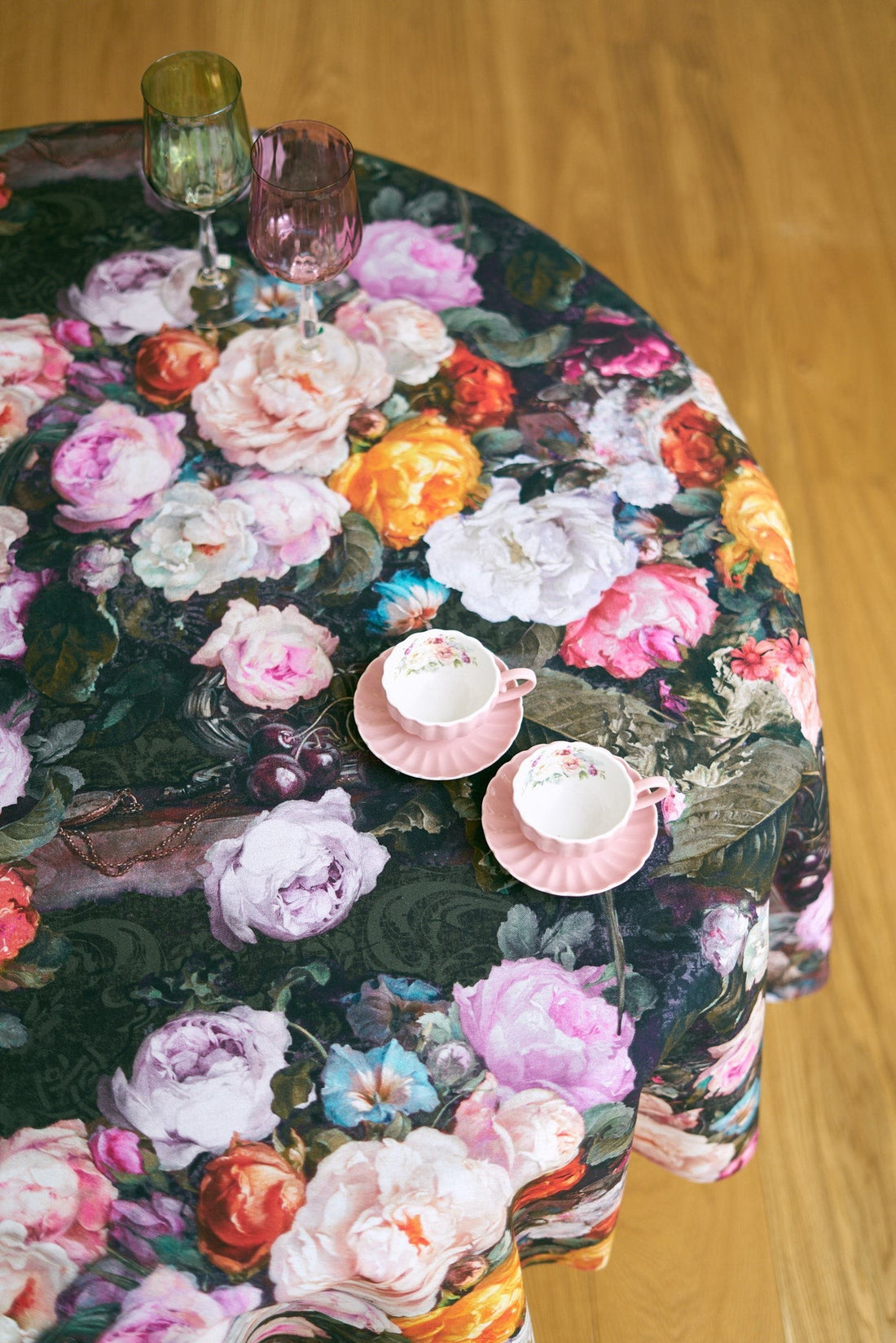 Runde Tischdecke – Francine Black – Detailansicht 2