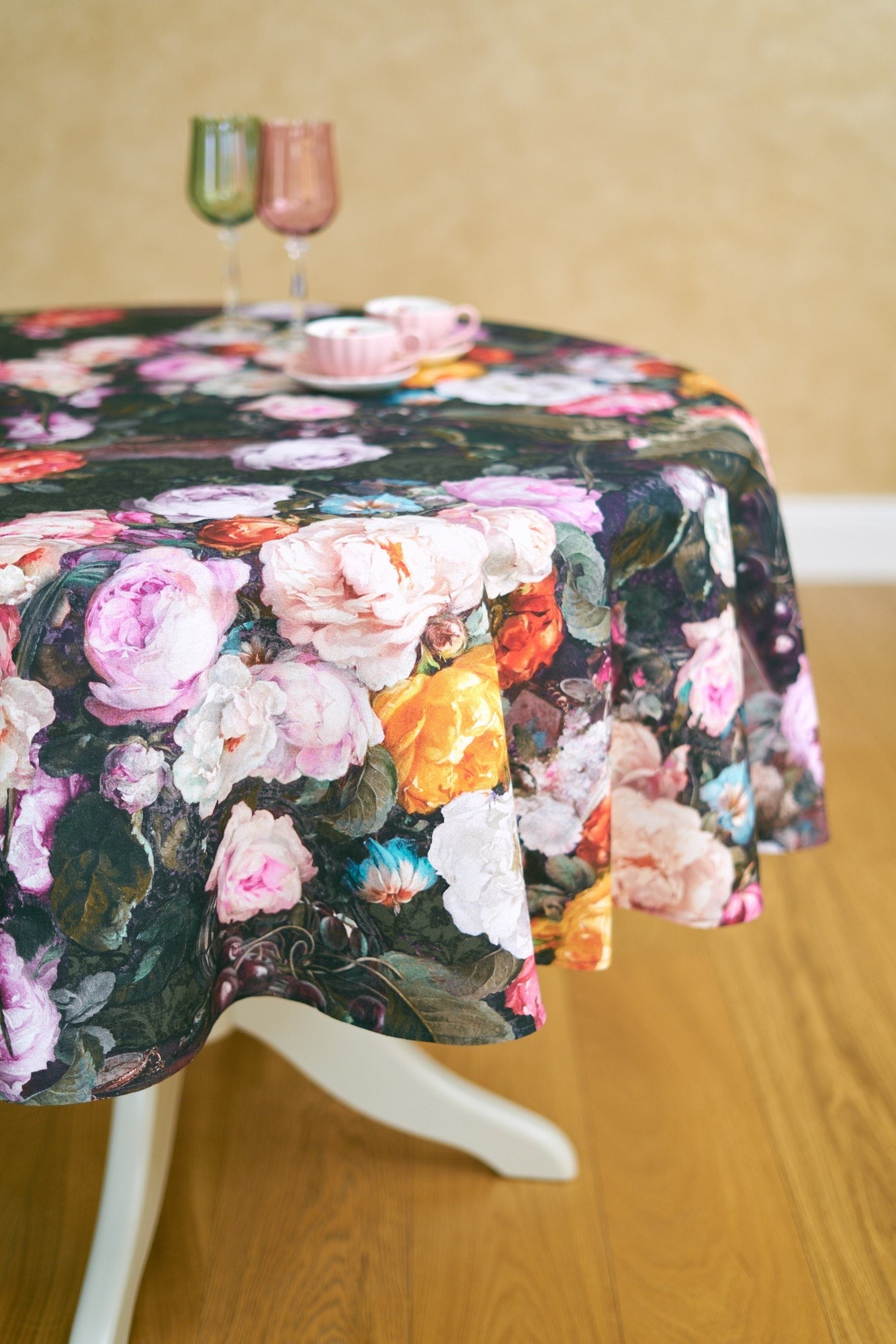 Runde Tischdecke – Francine Black
