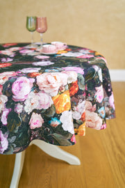 Runde Tischdecke – Francine Black