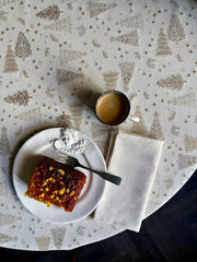 Runde Tischdecke – Golden Forest