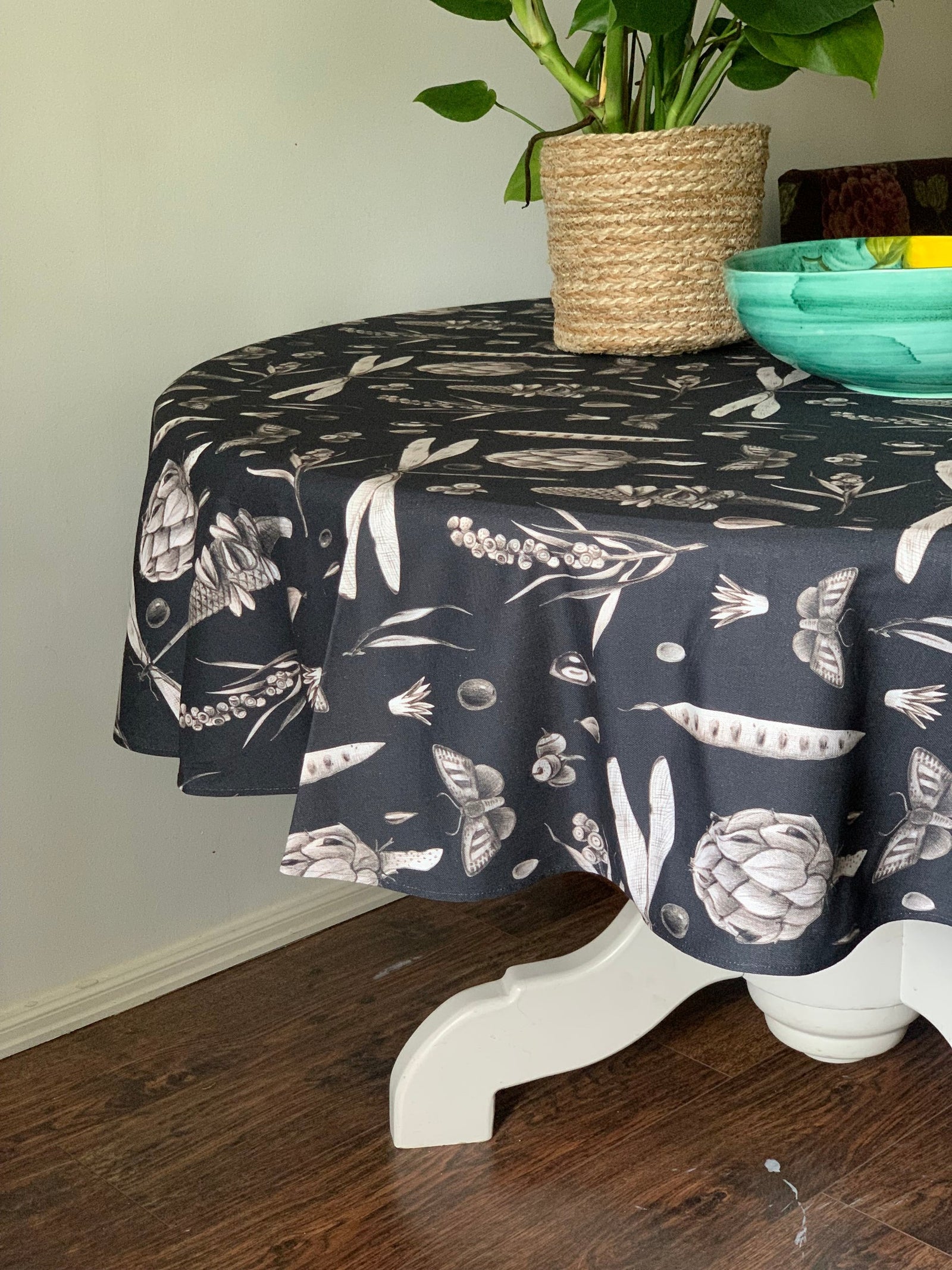 Runde Tischdecke – Seeds Carbon – Produktansicht 5