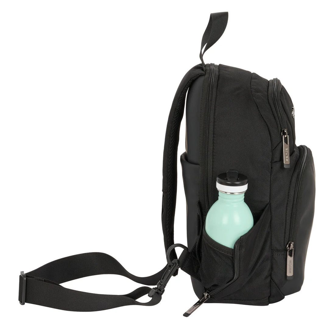 Rucksack Safta Black Schwarz 18 x 34 x 12 cm – Detailansicht 3